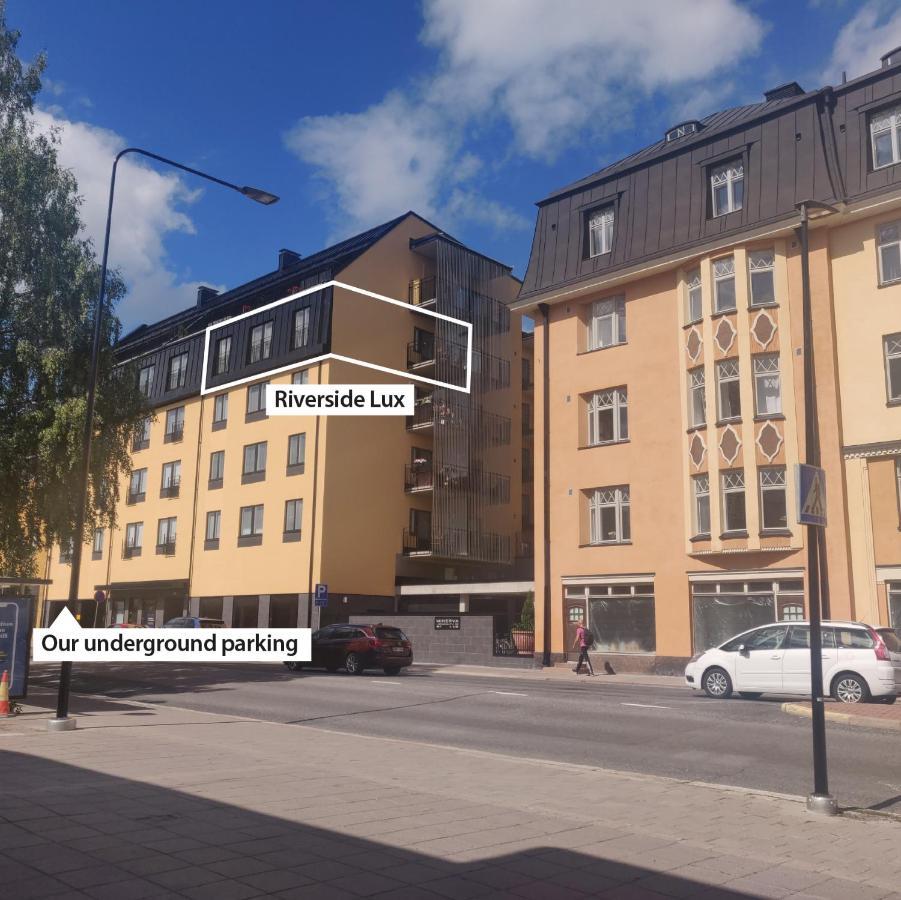 Riverside Lux With 2 Bedrooms, Car Park Garage And Sauna Turku Exterior photo